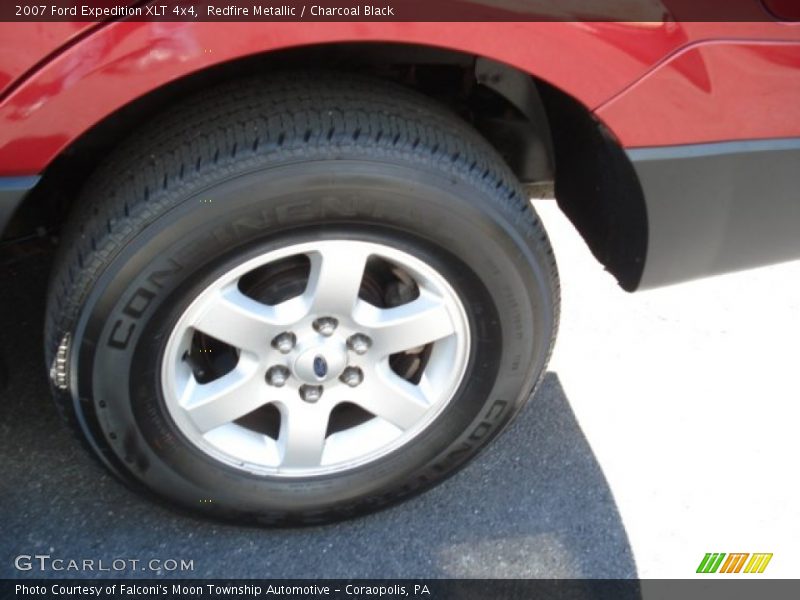Redfire Metallic / Charcoal Black 2007 Ford Expedition XLT 4x4
