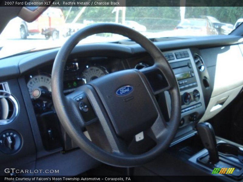 Redfire Metallic / Charcoal Black 2007 Ford Expedition XLT 4x4