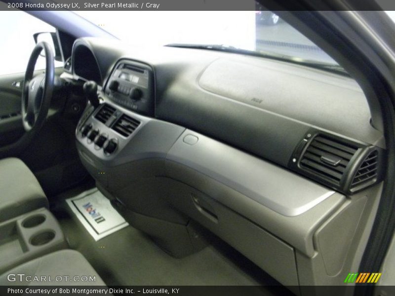 Silver Pearl Metallic / Gray 2008 Honda Odyssey LX