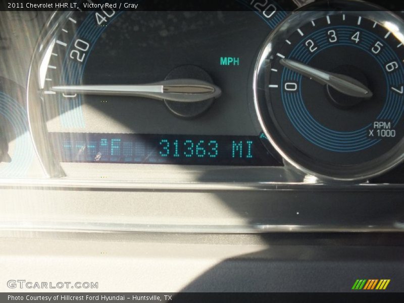 Victory Red / Gray 2011 Chevrolet HHR LT