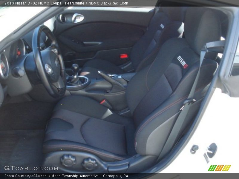  2010 370Z NISMO Coupe NISMO Black/Red Cloth Interior