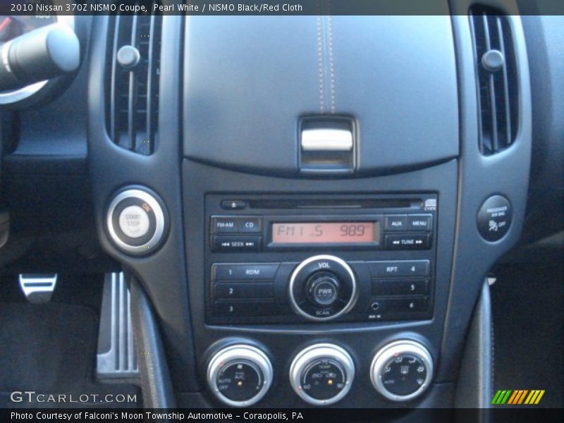 Controls of 2010 370Z NISMO Coupe