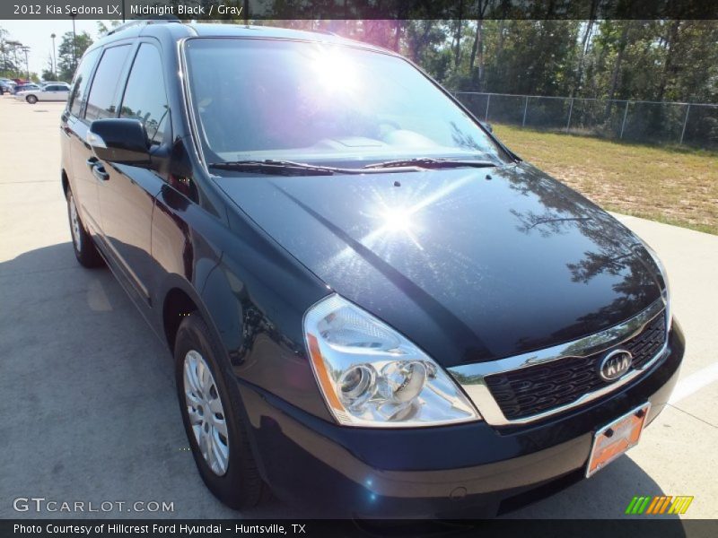 Midnight Black / Gray 2012 Kia Sedona LX