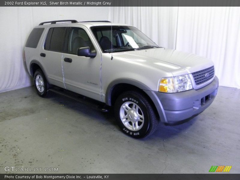 Silver Birch Metallic / Midnight Grey 2002 Ford Explorer XLS