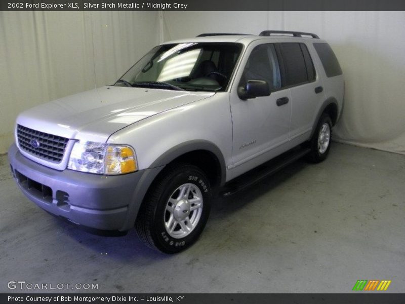 Silver Birch Metallic / Midnight Grey 2002 Ford Explorer XLS