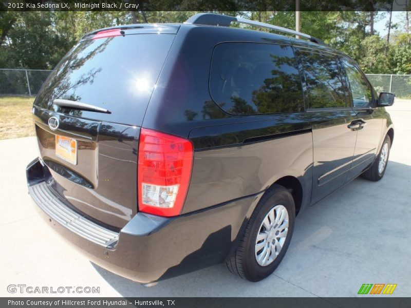 Midnight Black / Gray 2012 Kia Sedona LX