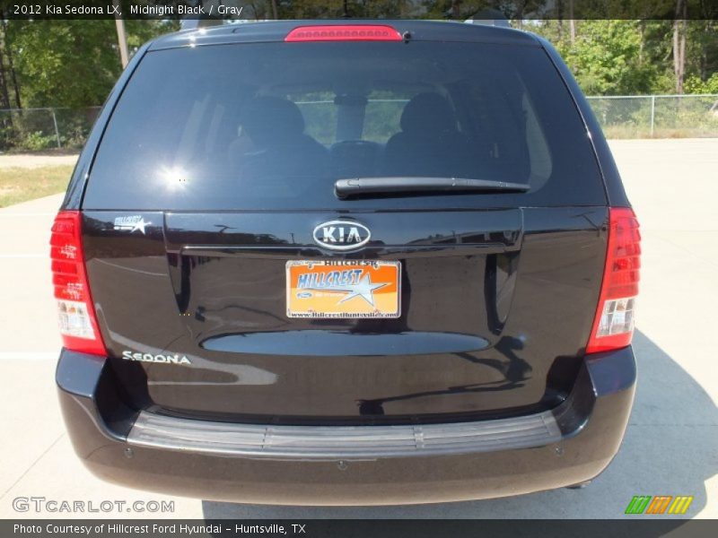Midnight Black / Gray 2012 Kia Sedona LX