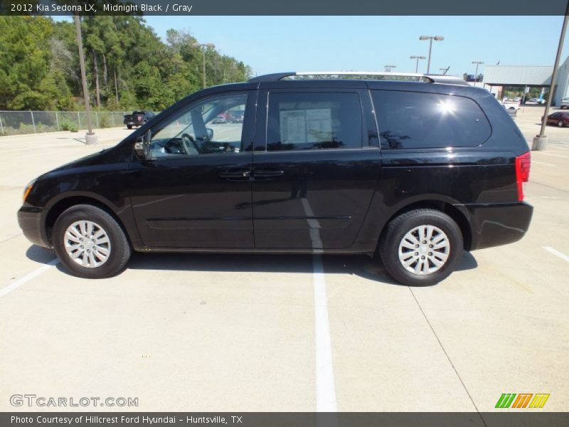 Midnight Black / Gray 2012 Kia Sedona LX