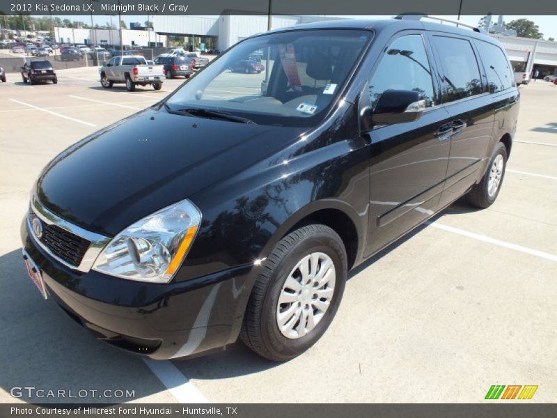 Midnight Black / Gray 2012 Kia Sedona LX