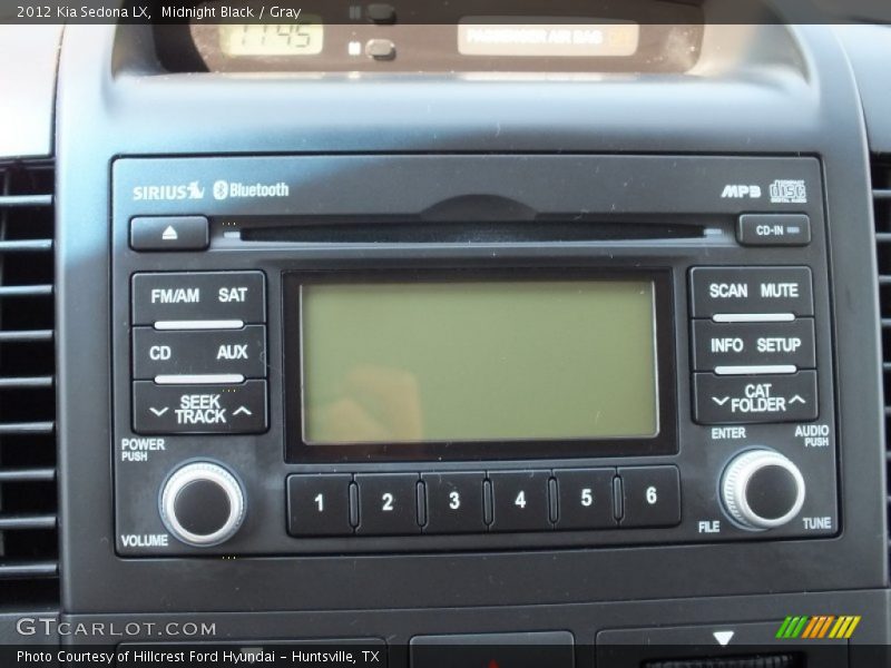 Midnight Black / Gray 2012 Kia Sedona LX