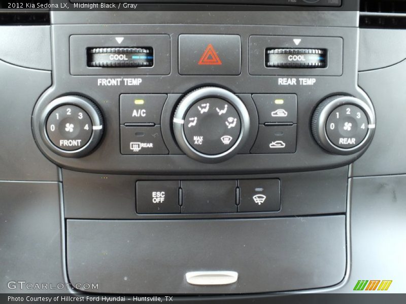 Midnight Black / Gray 2012 Kia Sedona LX