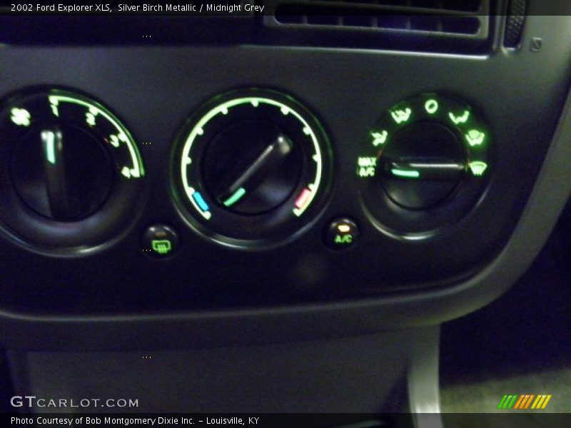 Silver Birch Metallic / Midnight Grey 2002 Ford Explorer XLS