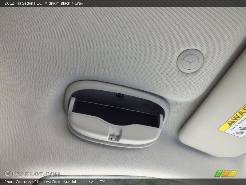 Midnight Black / Gray 2012 Kia Sedona LX