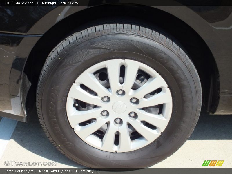 Midnight Black / Gray 2012 Kia Sedona LX