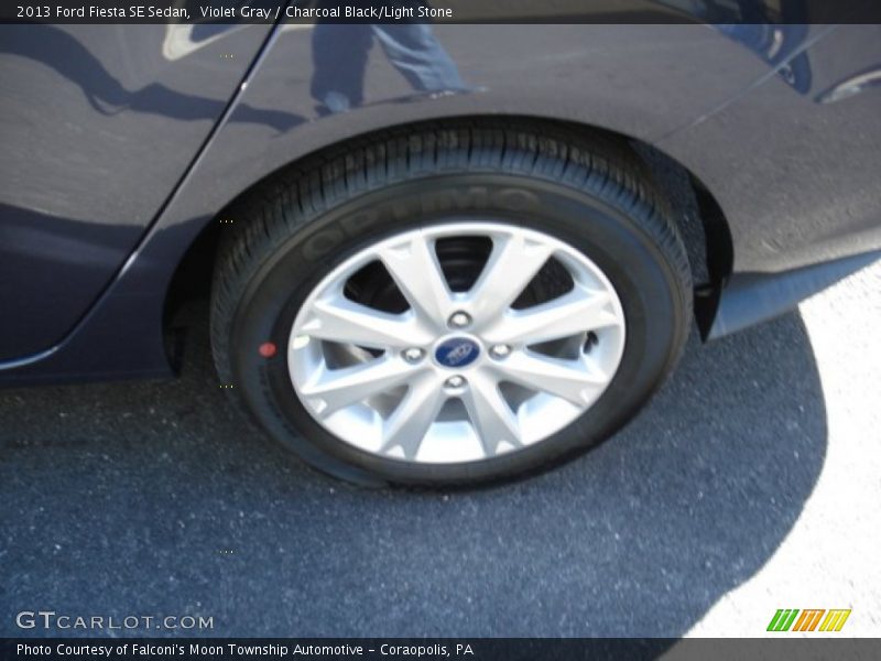Violet Gray / Charcoal Black/Light Stone 2013 Ford Fiesta SE Sedan