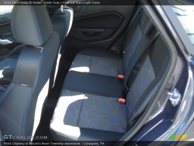 Violet Gray / Charcoal Black/Light Stone 2013 Ford Fiesta SE Sedan