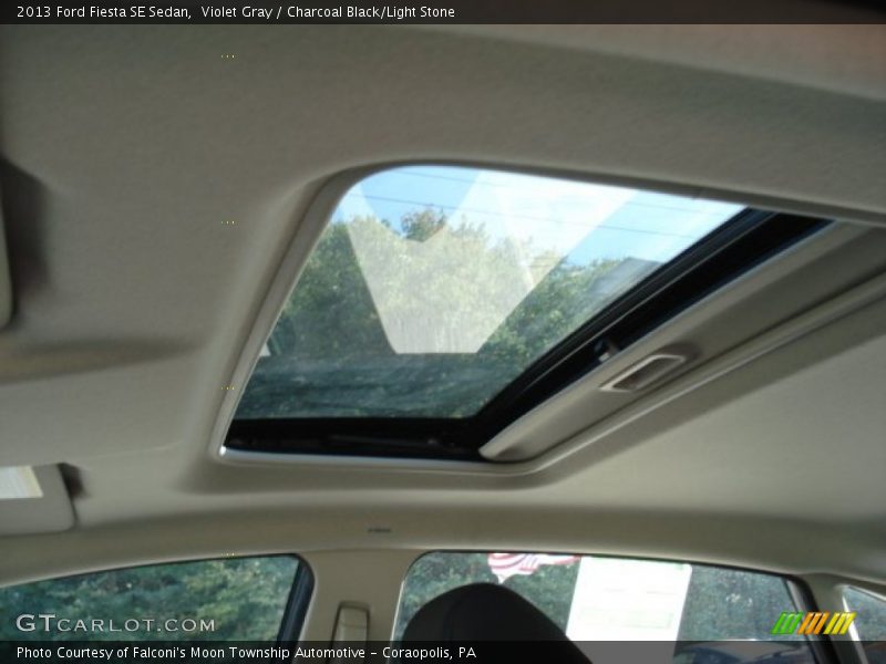 Violet Gray / Charcoal Black/Light Stone 2013 Ford Fiesta SE Sedan