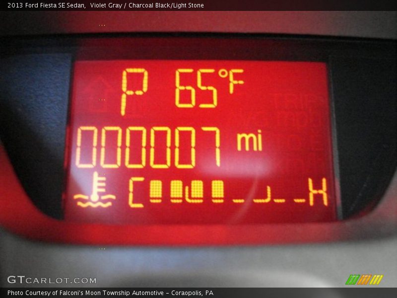 Violet Gray / Charcoal Black/Light Stone 2013 Ford Fiesta SE Sedan