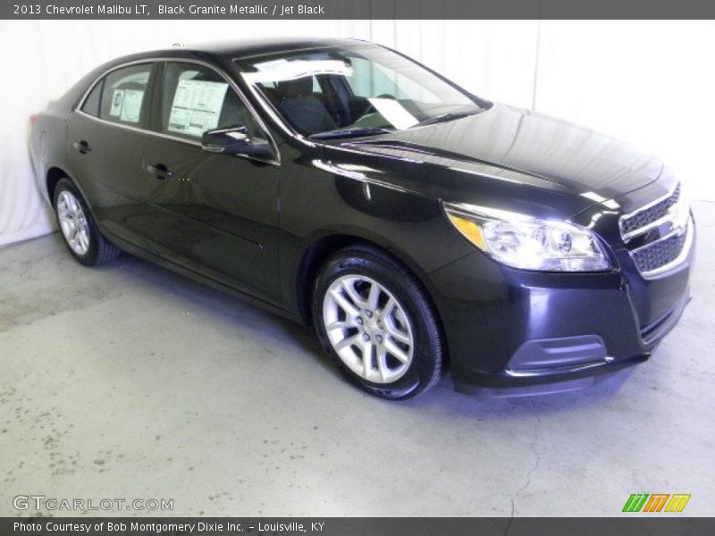 Black Granite Metallic / Jet Black 2013 Chevrolet Malibu LT