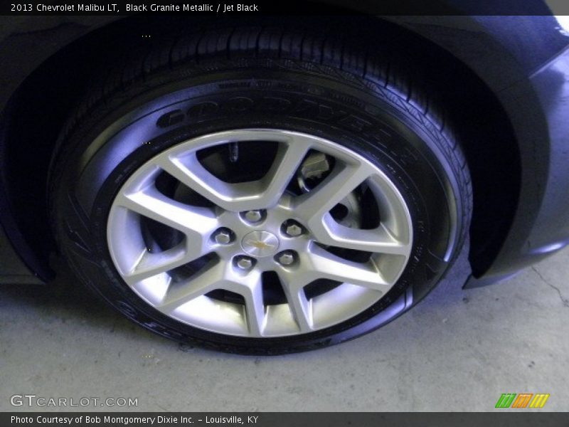 Black Granite Metallic / Jet Black 2013 Chevrolet Malibu LT