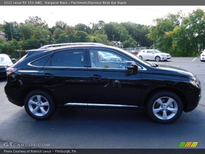 Stargazer Black / Parchment/Espresso Birds Eye Maple 2013 Lexus RX 350 AWD