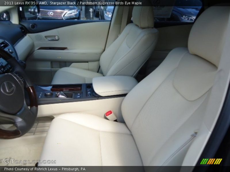 Stargazer Black / Parchment/Espresso Birds Eye Maple 2013 Lexus RX 350 AWD