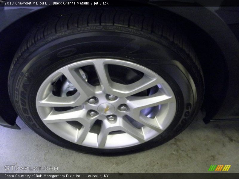 Black Granite Metallic / Jet Black 2013 Chevrolet Malibu LT