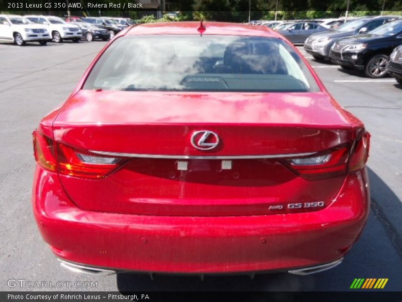 Riviera Red / Black 2013 Lexus GS 350 AWD