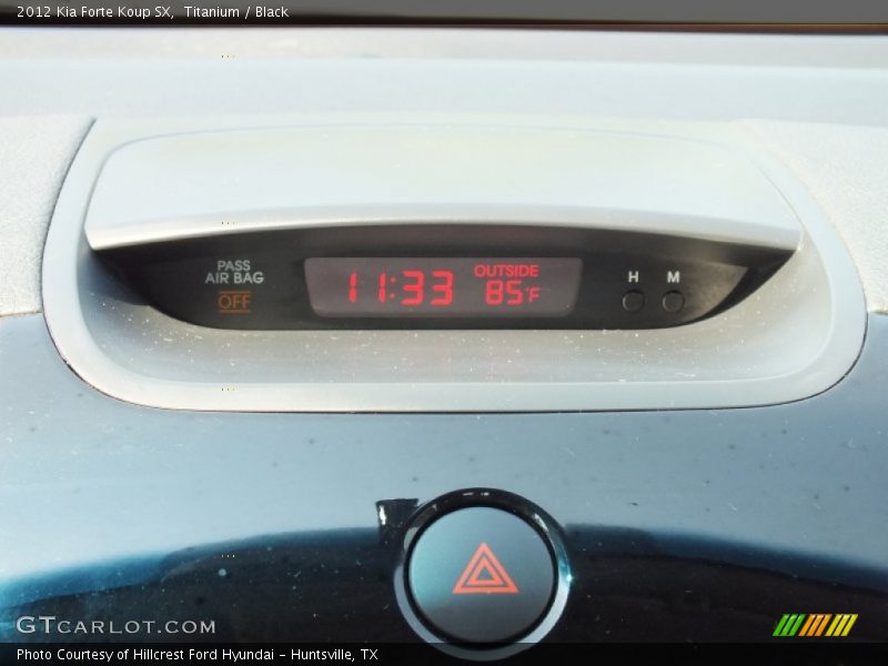 Controls of 2012 Forte Koup SX