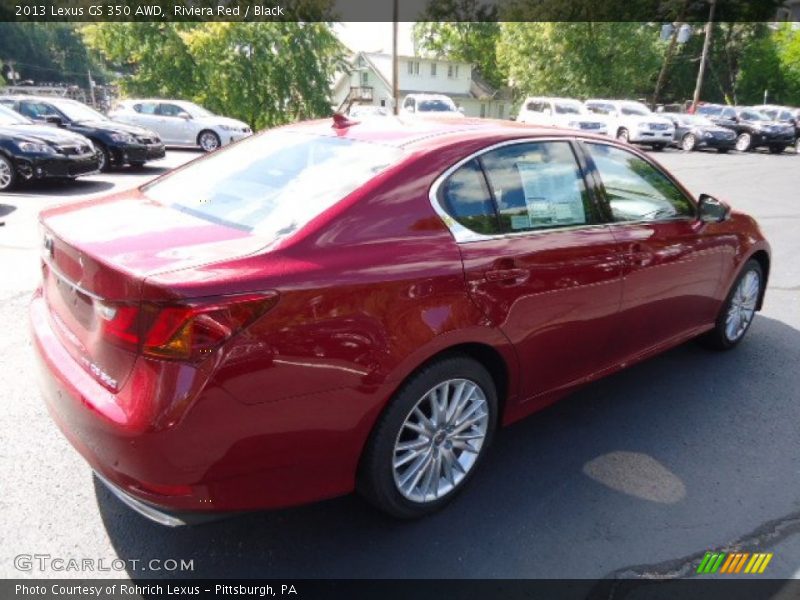 Riviera Red / Black 2013 Lexus GS 350 AWD
