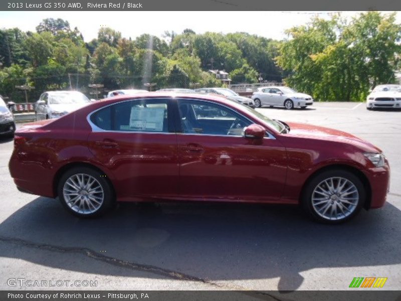 Riviera Red / Black 2013 Lexus GS 350 AWD