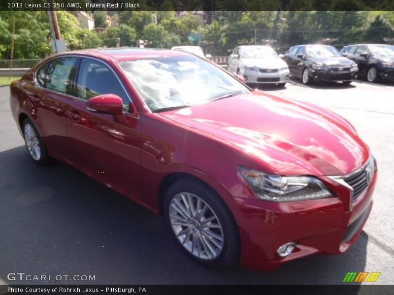 Riviera Red / Black 2013 Lexus GS 350 AWD