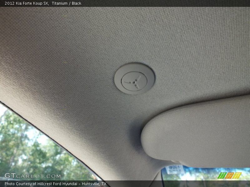 Titanium / Black 2012 Kia Forte Koup SX