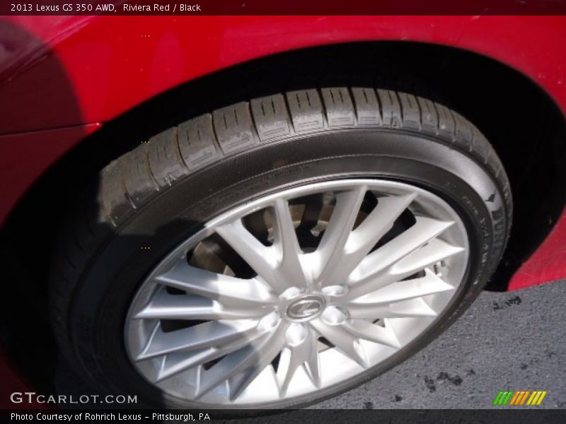 Riviera Red / Black 2013 Lexus GS 350 AWD