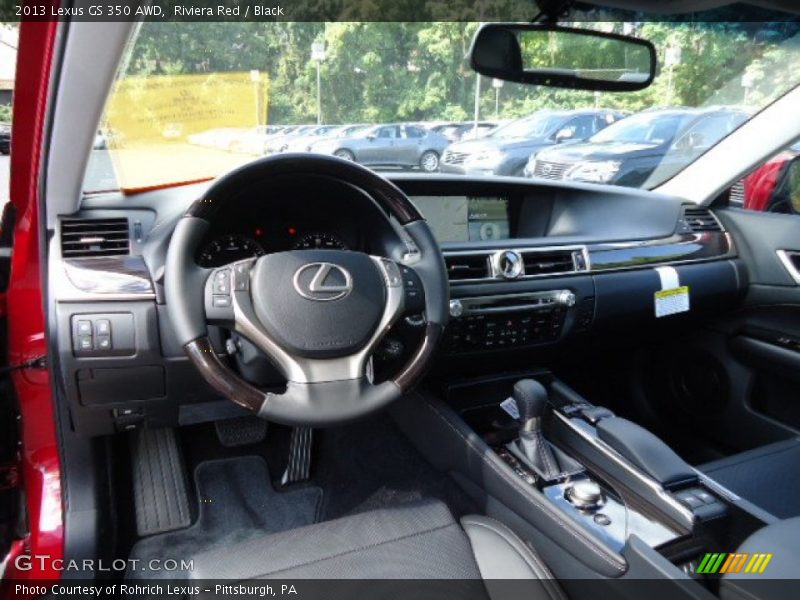 Riviera Red / Black 2013 Lexus GS 350 AWD