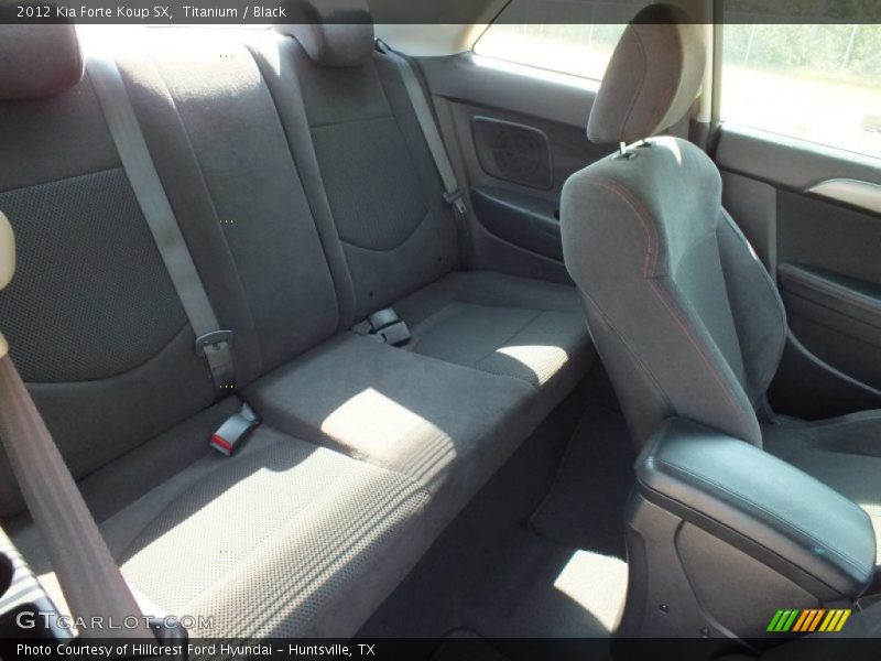 Rear Seat of 2012 Forte Koup SX