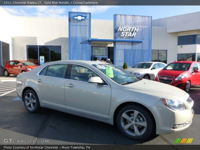 Gold Mist Metallic / Cocoa/Cashmere 2011 Chevrolet Malibu LT