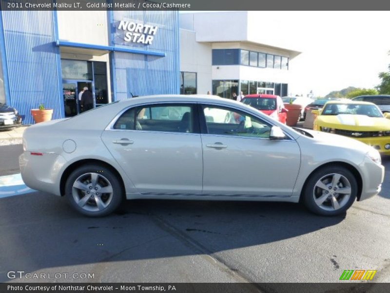 Gold Mist Metallic / Cocoa/Cashmere 2011 Chevrolet Malibu LT