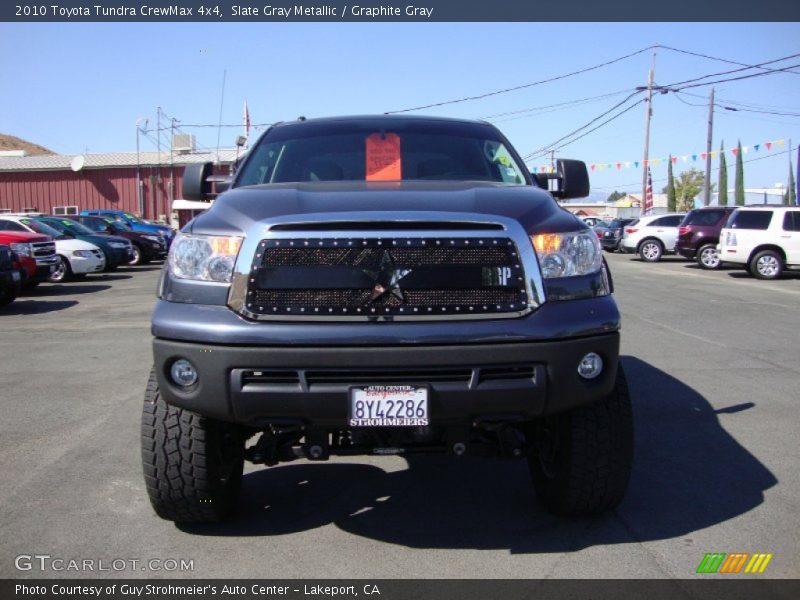 Slate Gray Metallic / Graphite Gray 2010 Toyota Tundra CrewMax 4x4