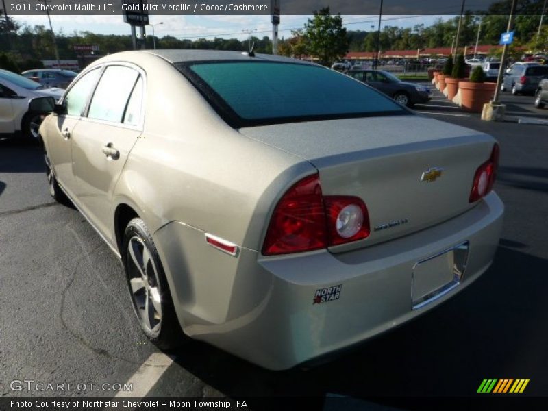 Gold Mist Metallic / Cocoa/Cashmere 2011 Chevrolet Malibu LT