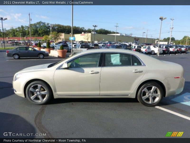 Gold Mist Metallic / Cocoa/Cashmere 2011 Chevrolet Malibu LT