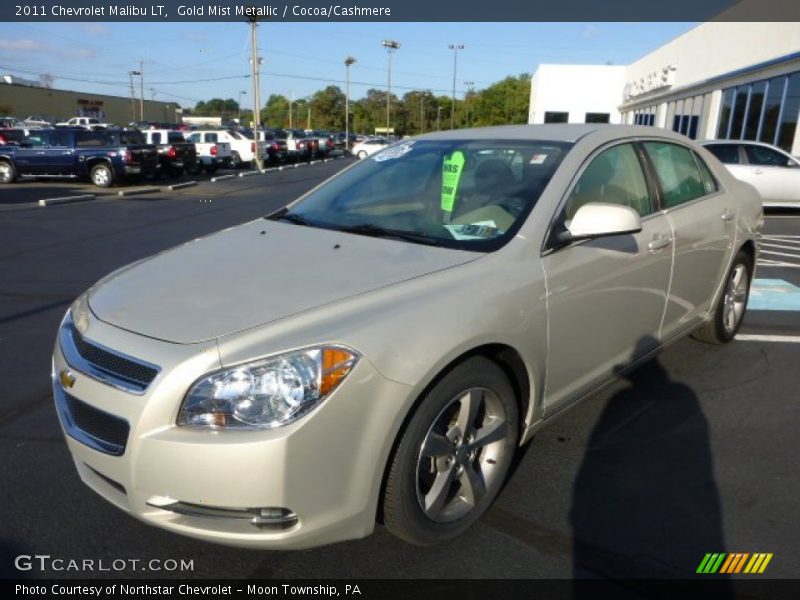 Gold Mist Metallic / Cocoa/Cashmere 2011 Chevrolet Malibu LT