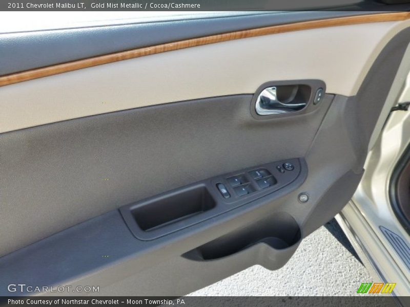 Gold Mist Metallic / Cocoa/Cashmere 2011 Chevrolet Malibu LT