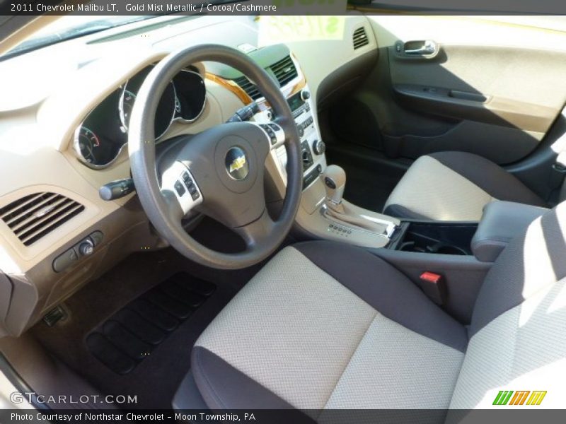 Gold Mist Metallic / Cocoa/Cashmere 2011 Chevrolet Malibu LT