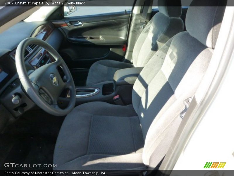 White / Ebony Black 2007 Chevrolet Impala LS