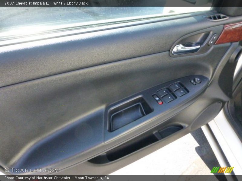 White / Ebony Black 2007 Chevrolet Impala LS