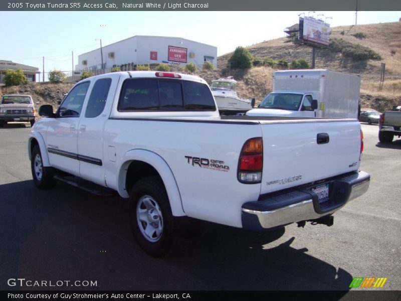 Natural White / Light Charcoal 2005 Toyota Tundra SR5 Access Cab