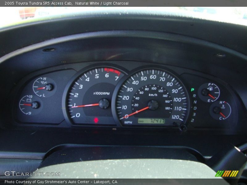 Natural White / Light Charcoal 2005 Toyota Tundra SR5 Access Cab