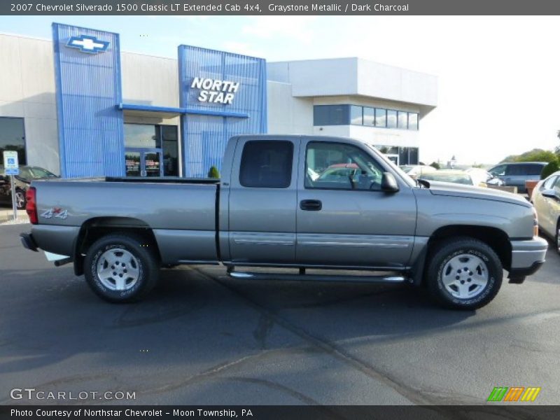 Graystone Metallic / Dark Charcoal 2007 Chevrolet Silverado 1500 Classic LT Extended Cab 4x4