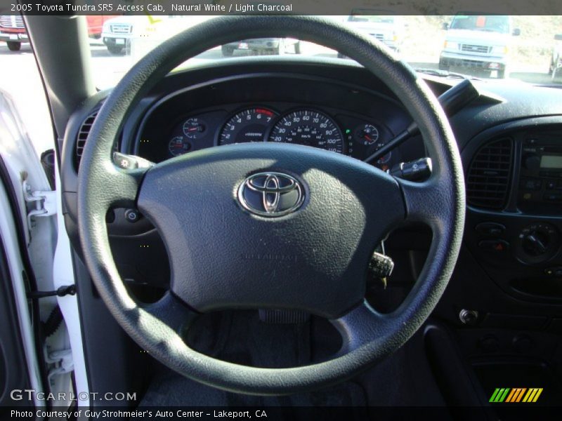 Natural White / Light Charcoal 2005 Toyota Tundra SR5 Access Cab